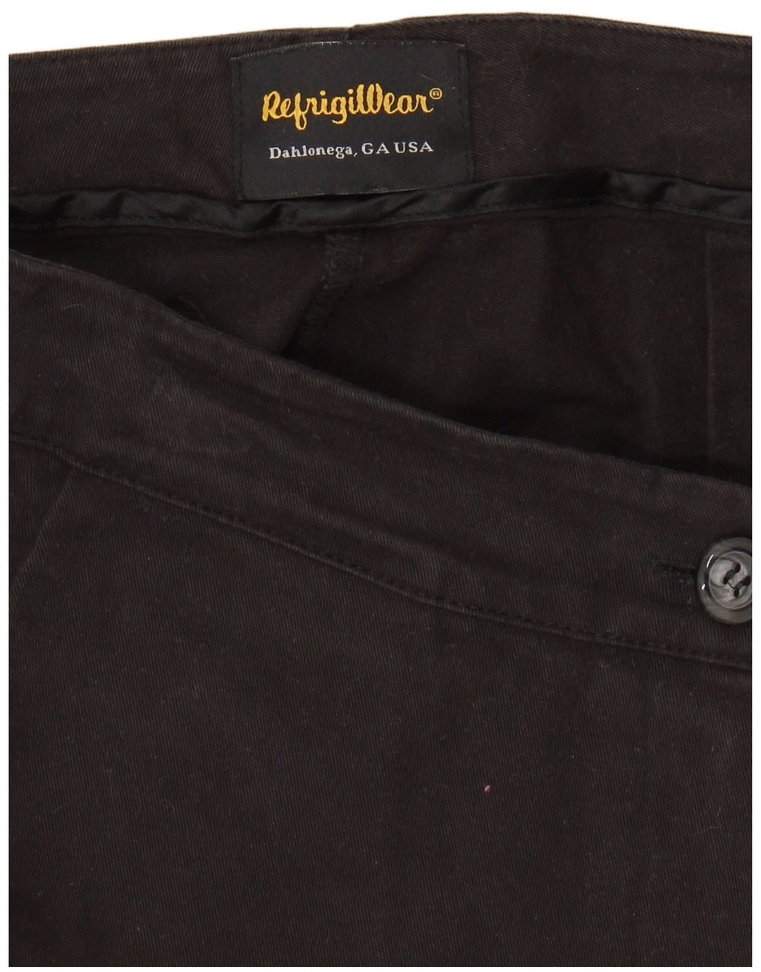 REFRIGIWEAR Straight Cropped Damebukser Small W28 L25 Black Bomuld