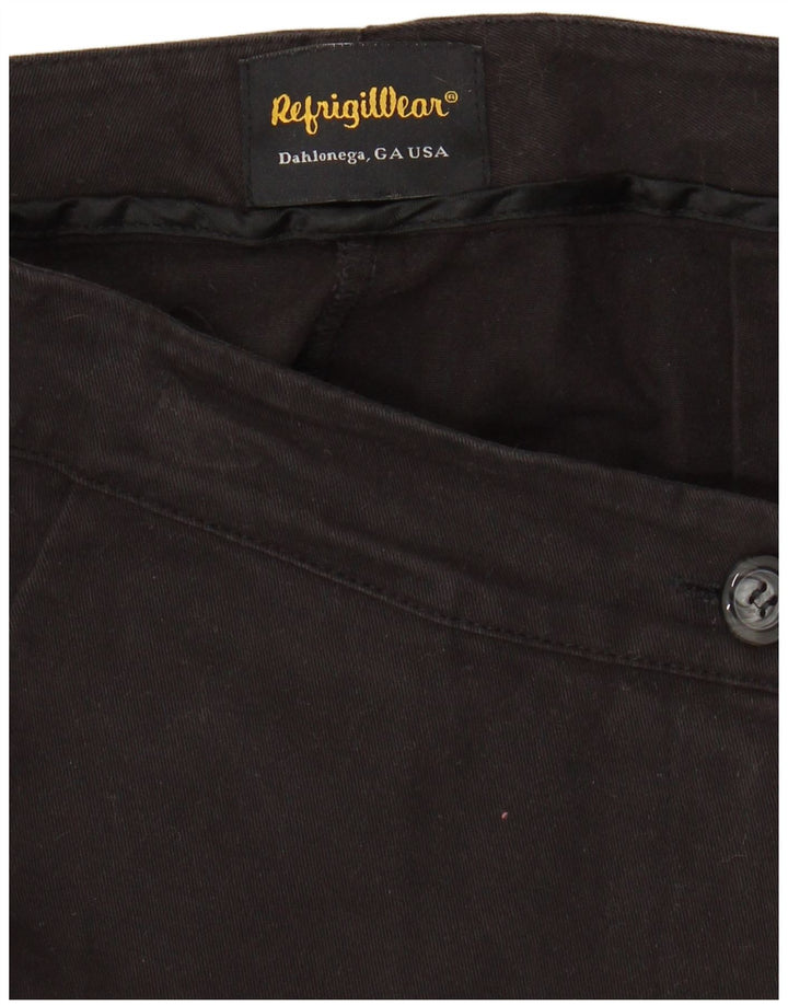 REFRIGIWEAR Straight Cropped Damebukser Small W28 L25 Black Bomuld