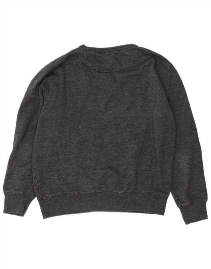 French Connection Herre Sweatshirt Jumper Stor Grå Bomuld
