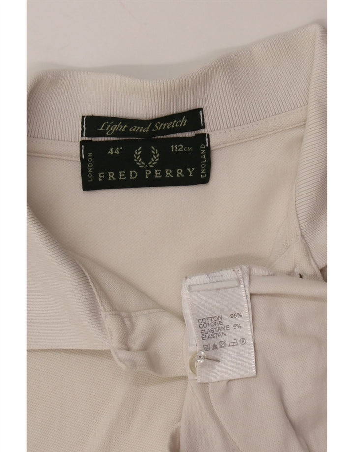 FRED PERRY Poloshirt til mænd Medium hvid bomuld