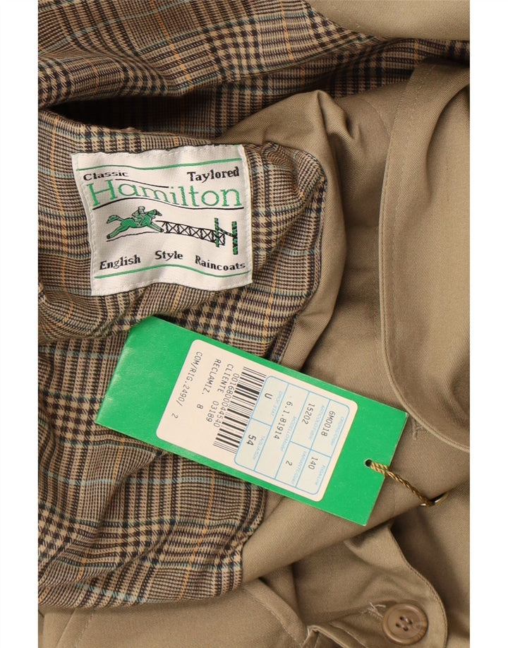 Hamilton Regnfrakke til mænd IT 54 2XL Beige Classic