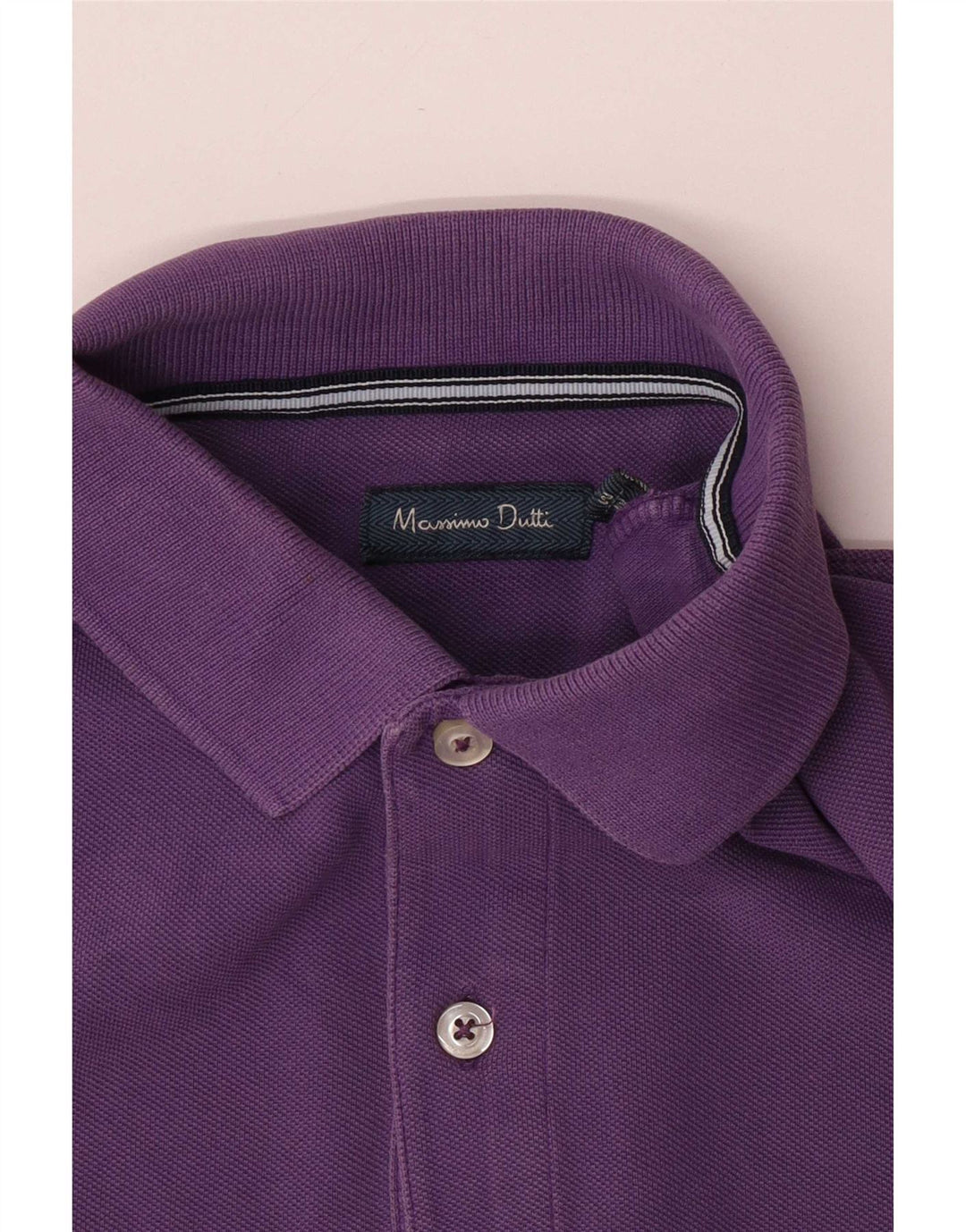 Massimo Dutti Herre poloshirt Medium Lilla