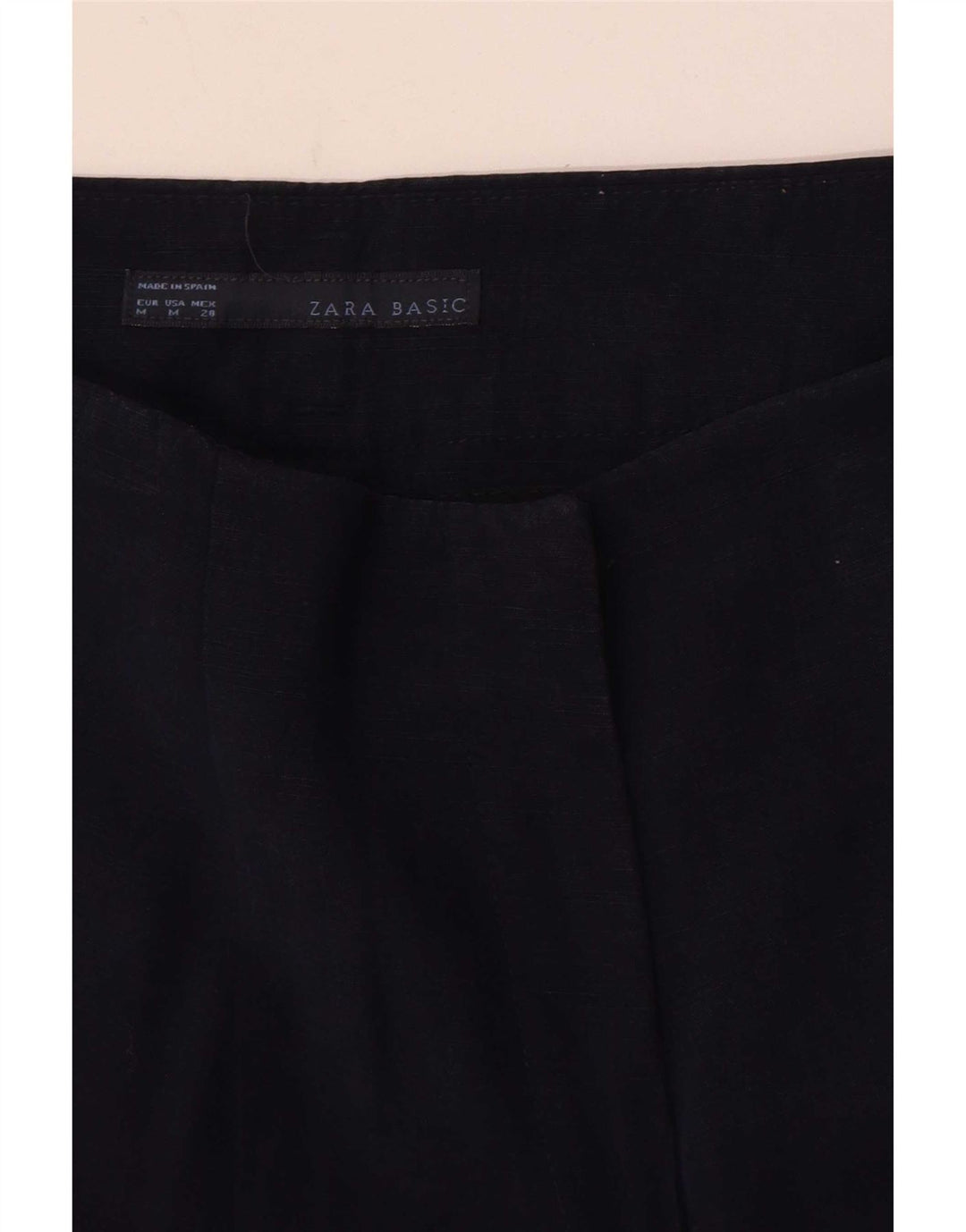 Zara Lige Chinobukser til kvinder Medium W28 L28 Marineblå