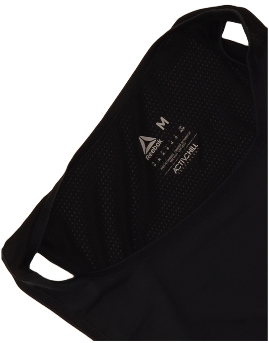 Reebok Herrevest Top Medium Sort Colourblock