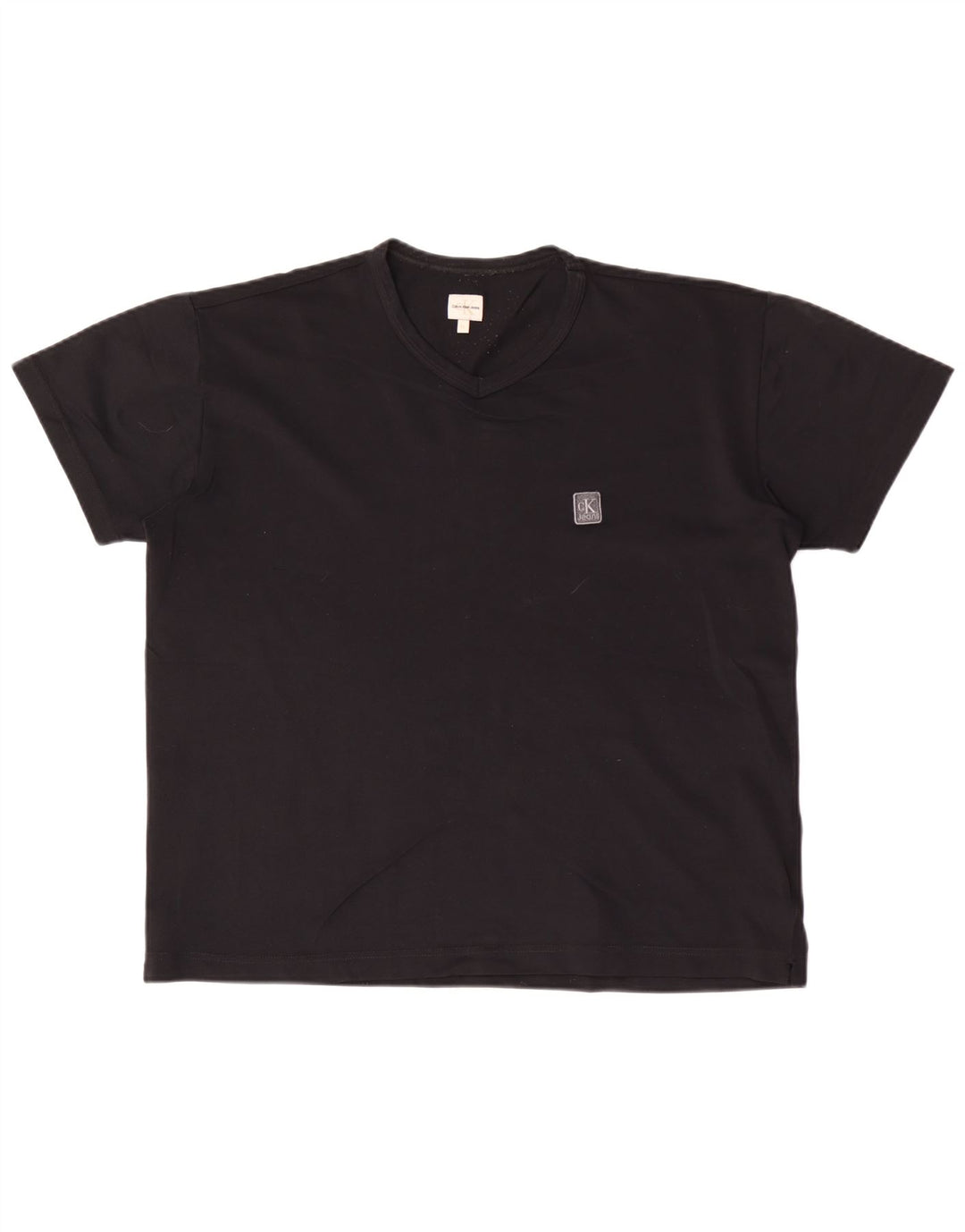Calvin Klein Jeans Herre T-Shirt Top XL Sort Polyamid