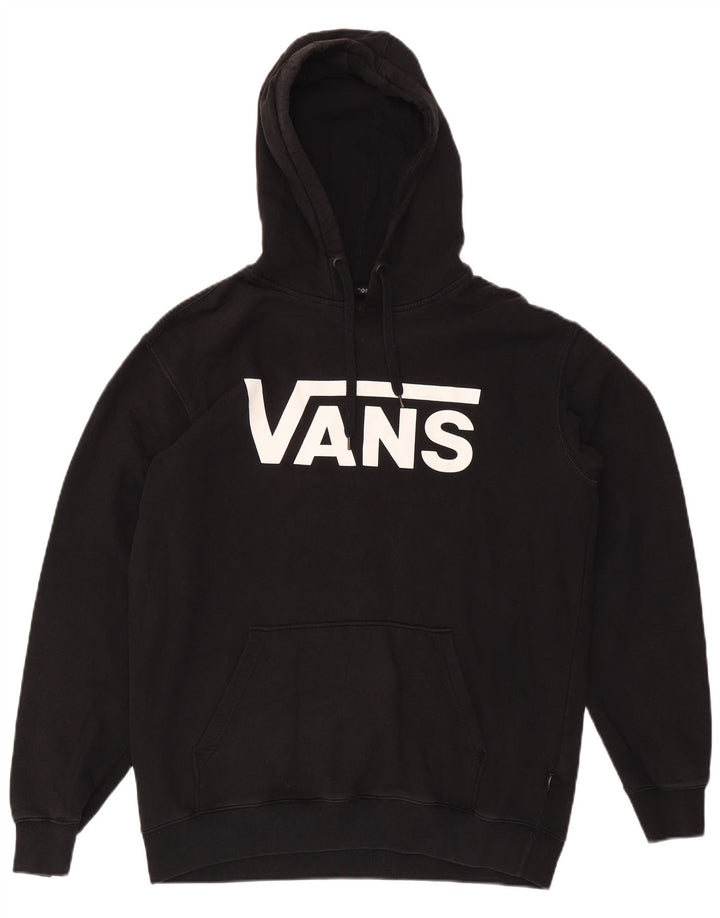 Vans Grafisk hættetrøje til mænd, stor sort bomuld