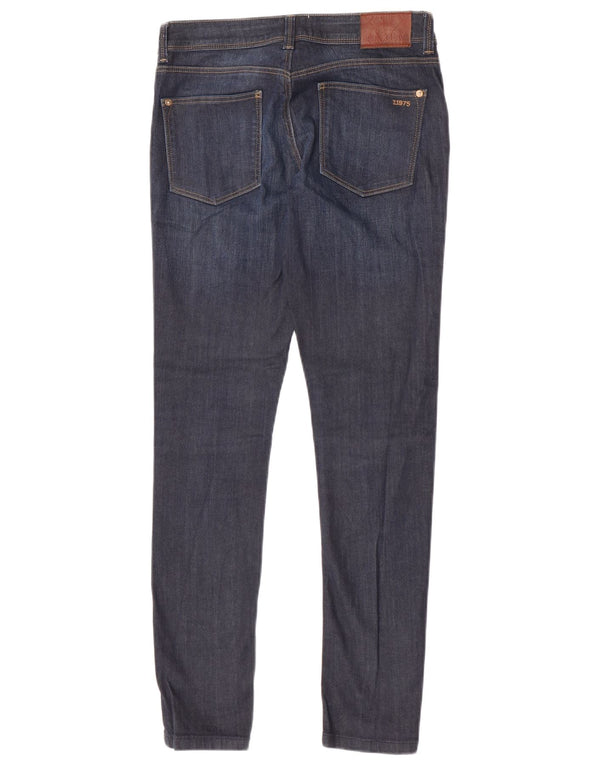 Zara Dame Skinny Jeans EU 38 Small W28 L30 Marineblå Bomuld