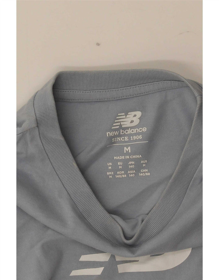 New Balance drenge grafisk t-shirt top 9-10 år mellemblå