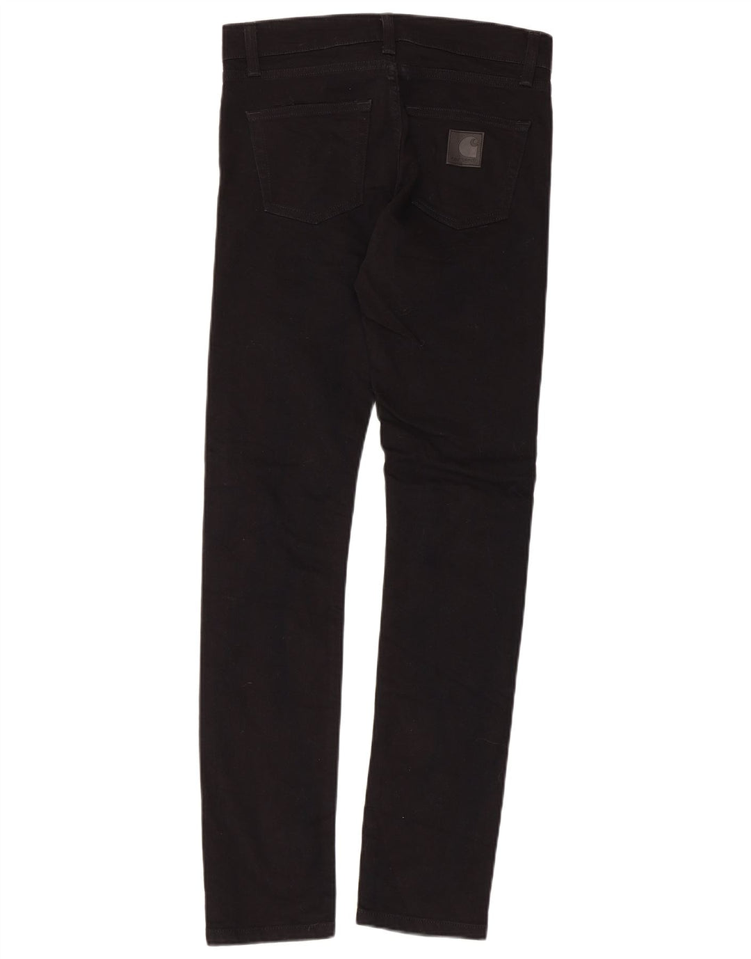 CARHARTT Dame Slim Jeans W28 L32 Sort Bomuld