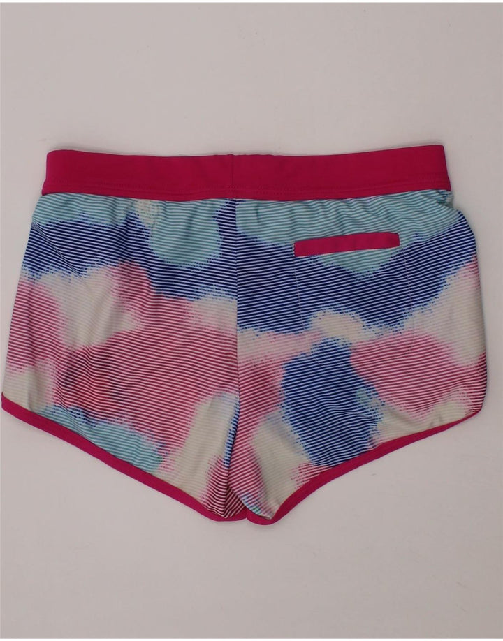 EDDIE BAUER Girls Sport Shorts 10-11 Years Medium  Multicoloured Tie Dye Vintage Eddie Bauer and Second-Hand Eddie Bauer from Messina Hembry 
