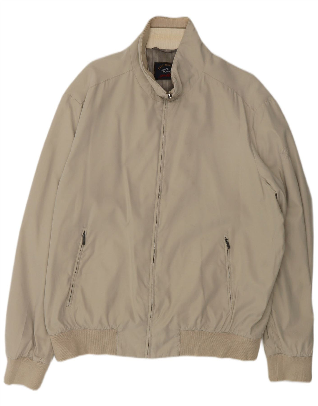 Paul & Shark Herre Bomber Jacket UK 42 XL Grå Polyester