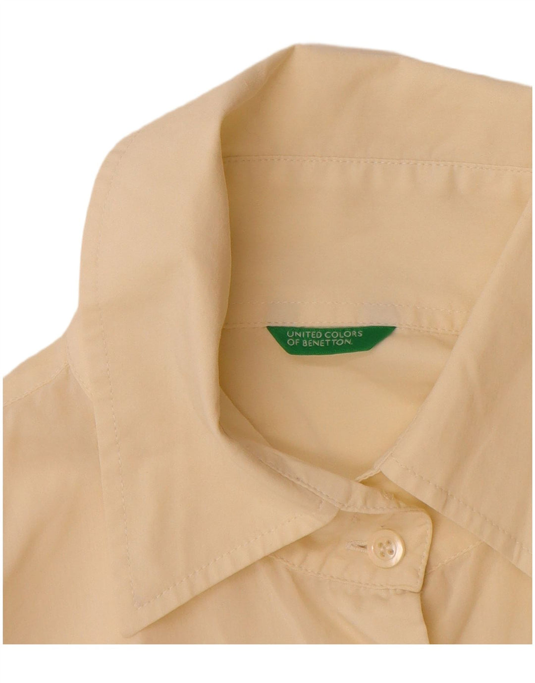 Benetton Dameskjorte UK 16 Large Off White