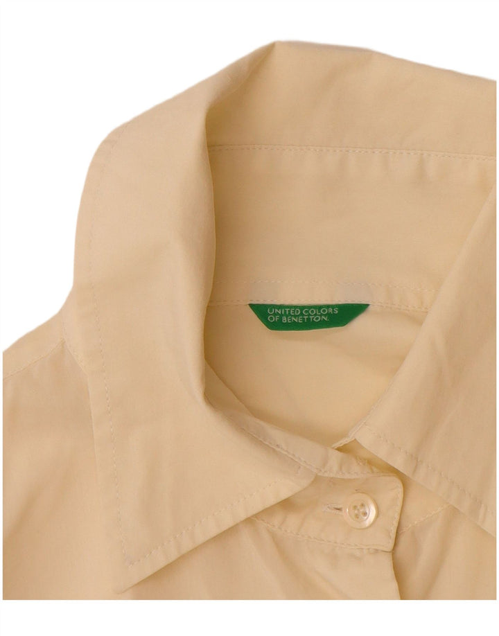 Benetton Dameskjorte UK 16 Large Off White