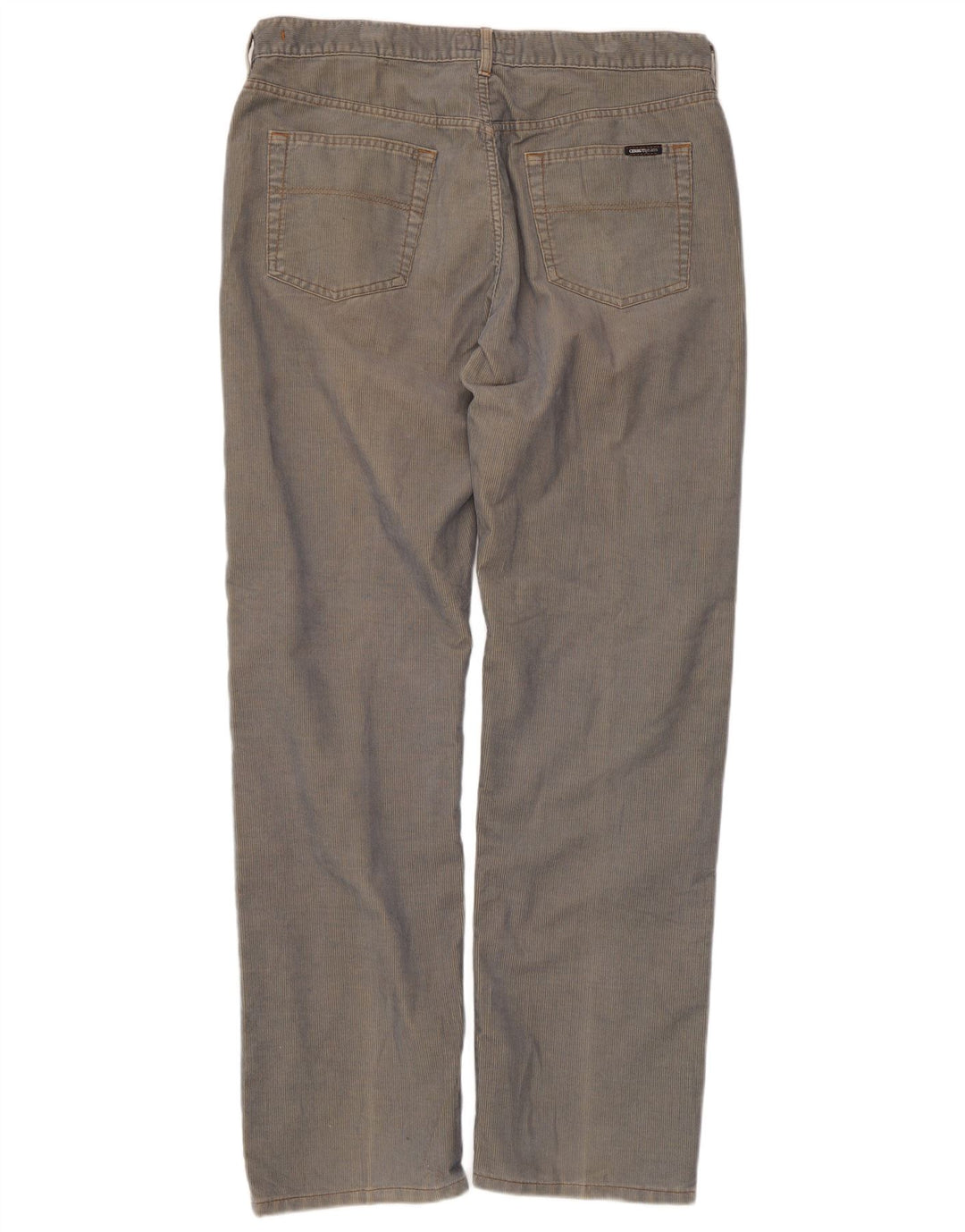 Cerruti herre lige fløjlsbukser W38 L34 blå polyester