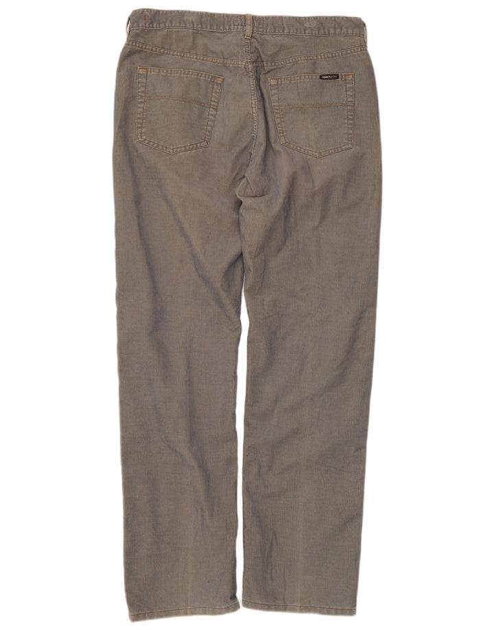 Cerruti herre lige fløjlsbukser W38 L34 blå polyester