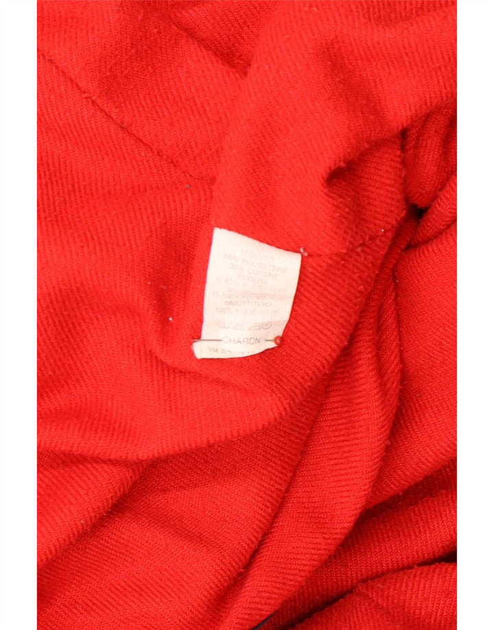 Charon Dame Hætteoverfrakke UK 18 XL Lilla Polyester