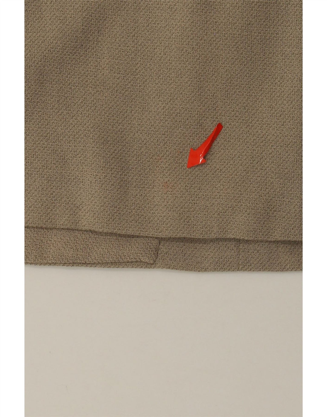 Vintage dame 3-knaps 3/4-ærmet blazerjakke UK 12 Medium Beige