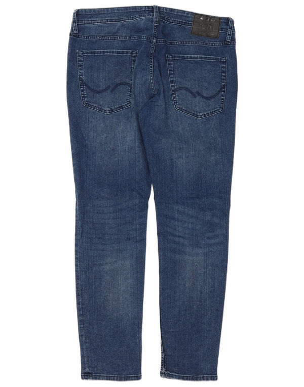 Jack & Jones Herre Slim Jeans W36 L32 Blå Bomuld