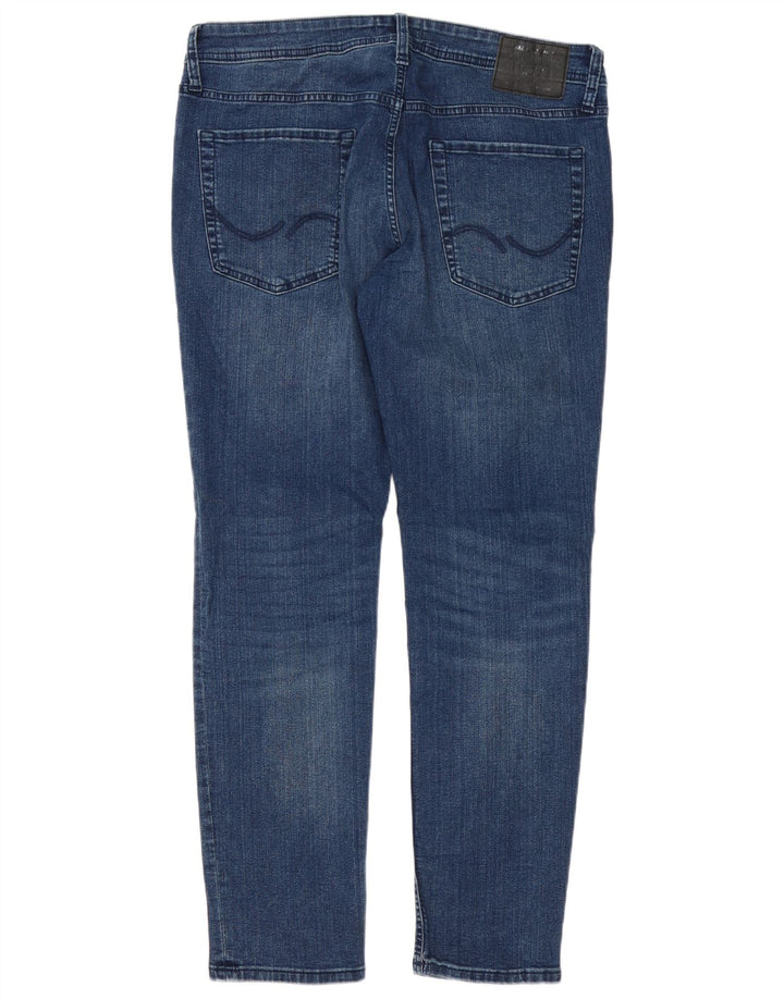 Jack & Jones Herre Slim Jeans W36 L32 Blå Bomuld