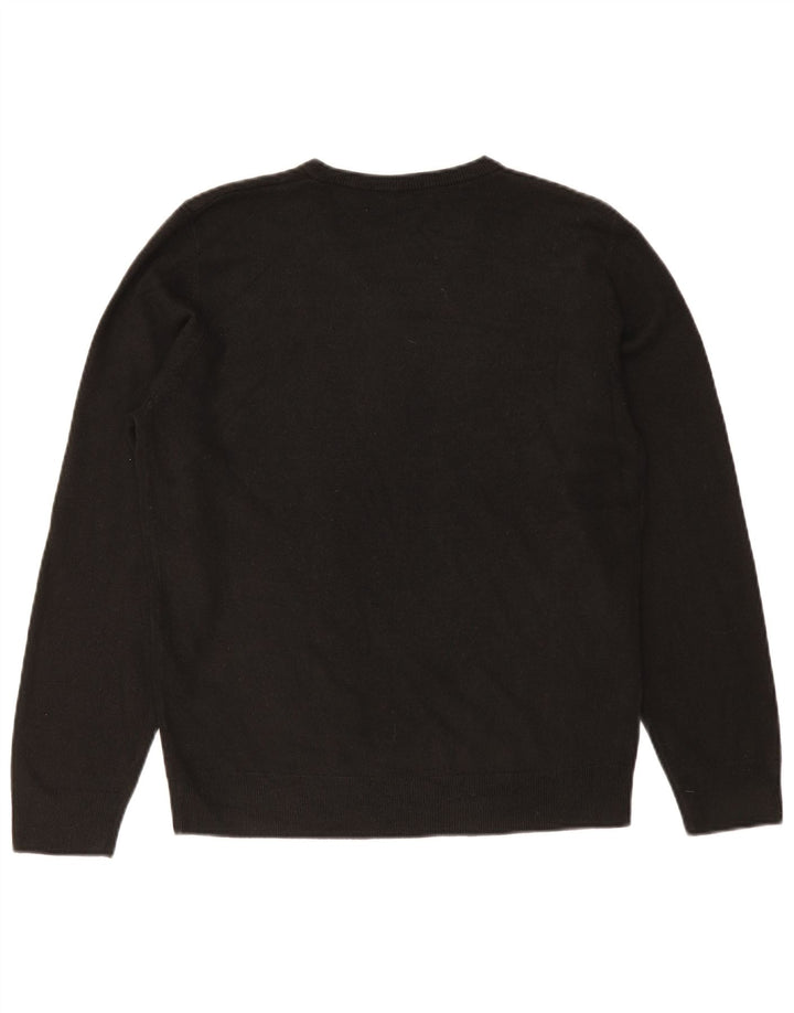 Marks & Spencer Herre Blue Harbor V-hals sweater Medium Sort