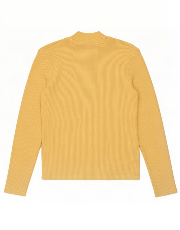 Zara Girl Top Langærmet 11-12 År Gul Viscose