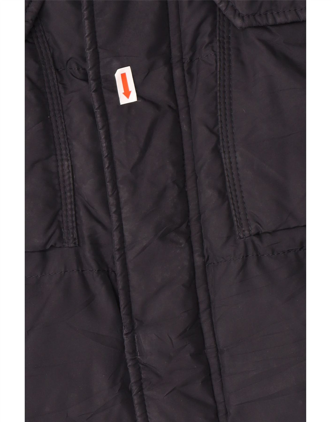 FAY Herre hættepolstret jakke UK 40 Large Navy Blue Polyester