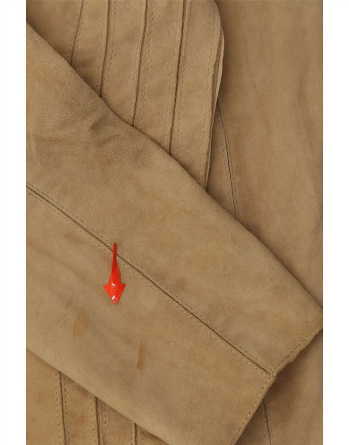 OTTO KERN Womens Suede Jacket EU 36 Small Beige Leather Vintage Otto Kern and Second-Hand Otto Kern from Messina Hembry 
