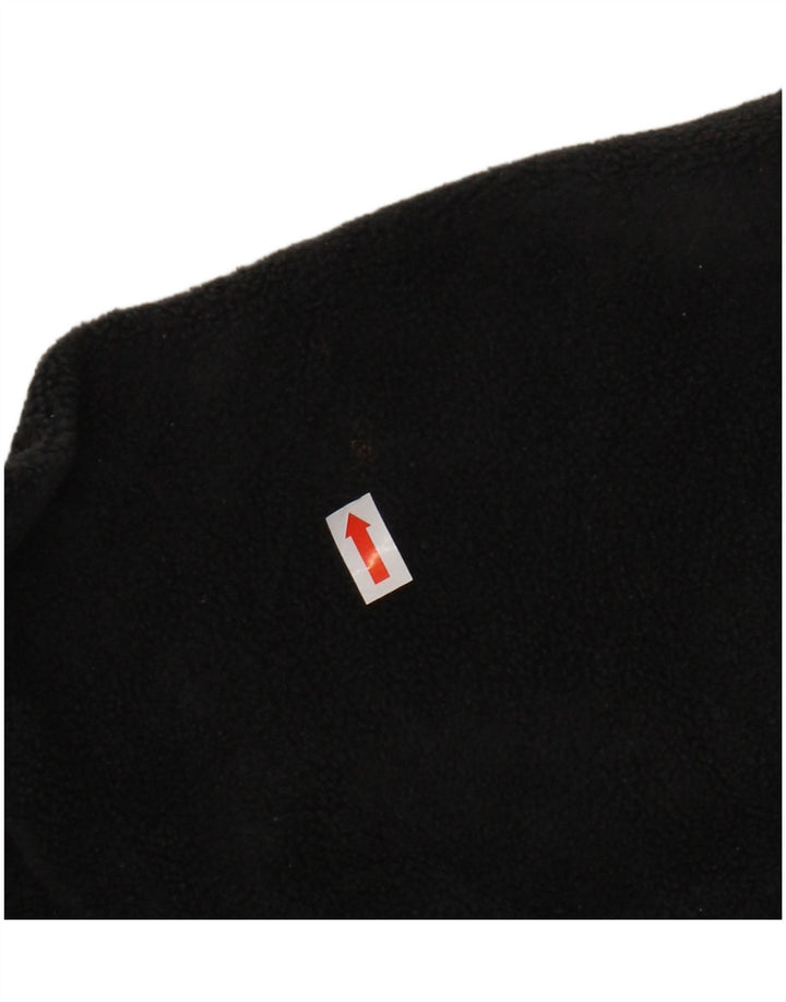 COLUMBIA Womens Button Neck Fleece Jumper UK 16 Large Grey Polyester