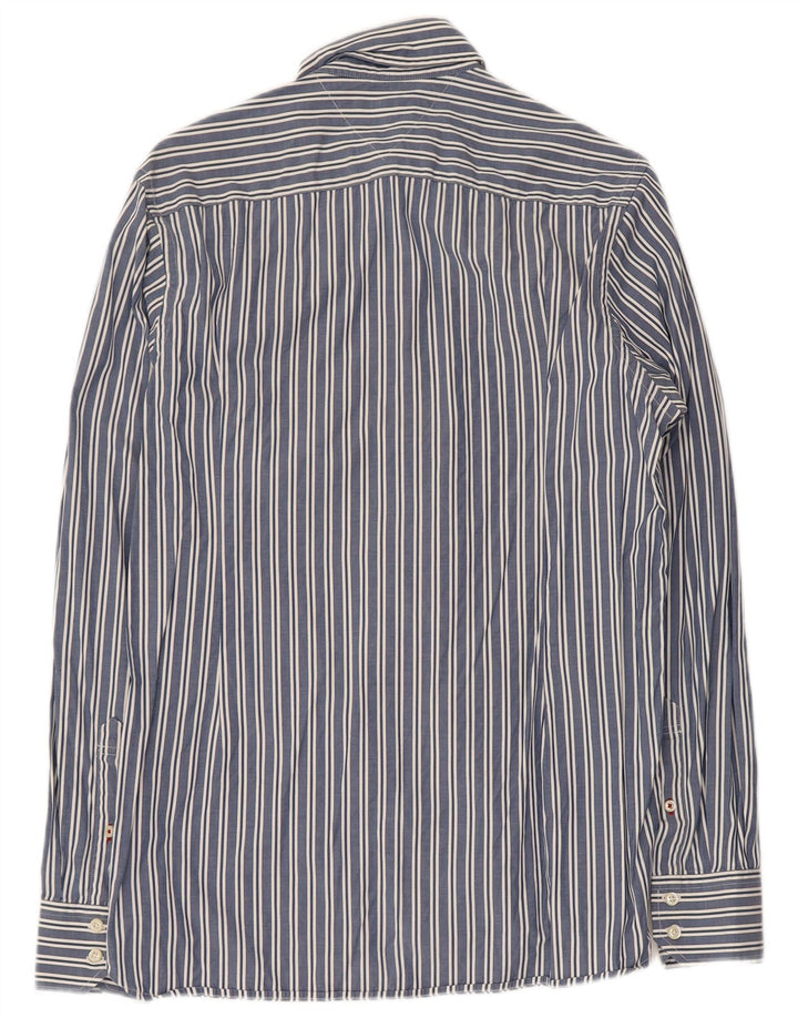 TOMMY HILFIGER Herreskjorte Lille blå stribet bomuld