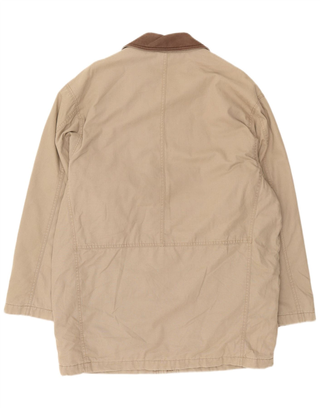 Marks & Spencer Herre Utility Jacket UK 38 Medium Beige Bomuld