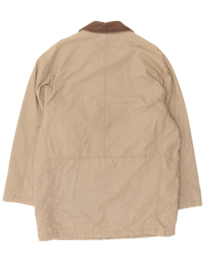 Marks & Spencer Herre Utility Jacket UK 38 Medium Beige Bomuld