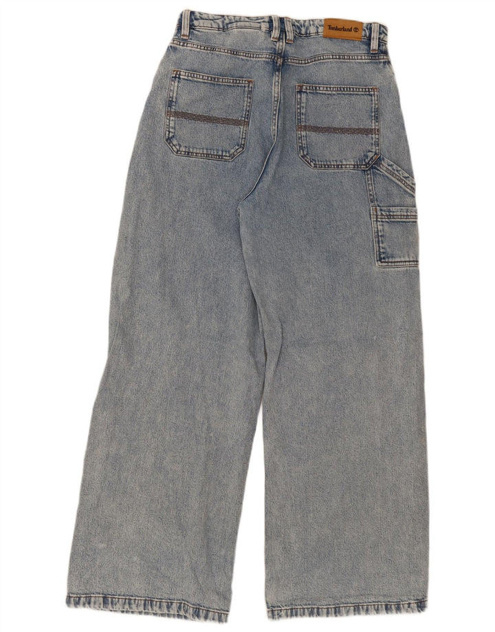 Timberland Herre Cargo Jeans med brede ben W31 L32 Blå Bomuld