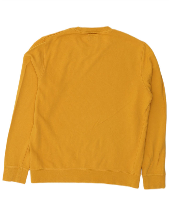 Wrangler Sweatshirt til mænd, stor gul bomuld