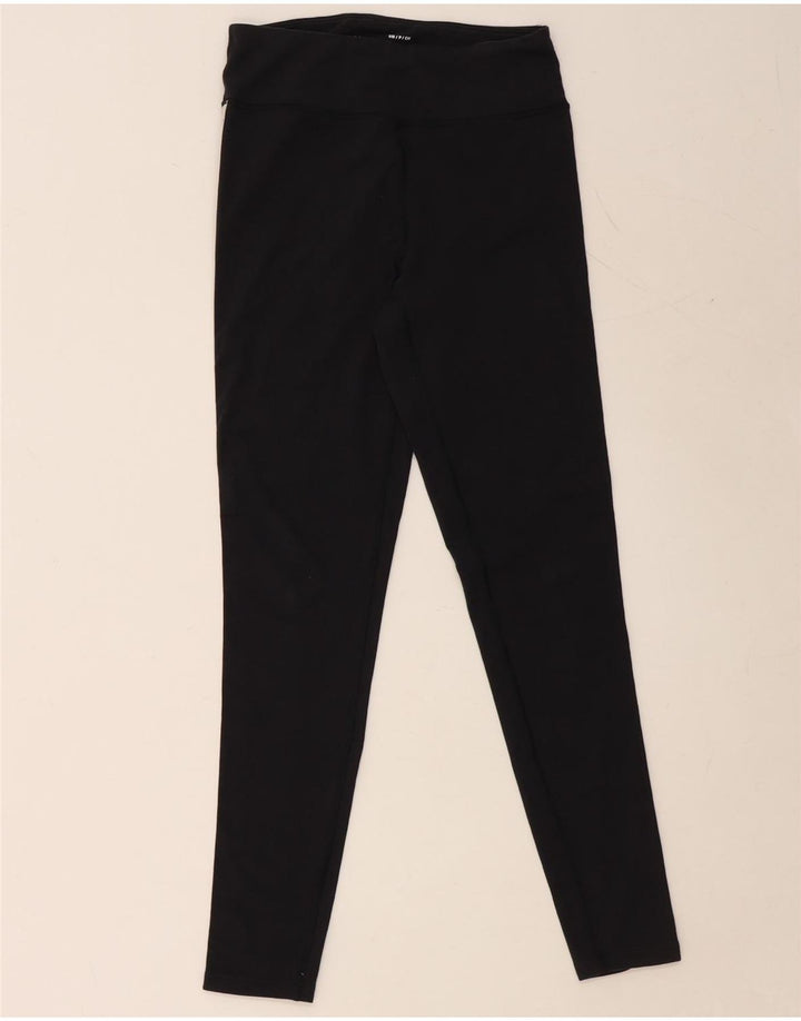 UNDER ARMOUR Dame Heat Gear Grafiske Leggings UK 10 Small Black