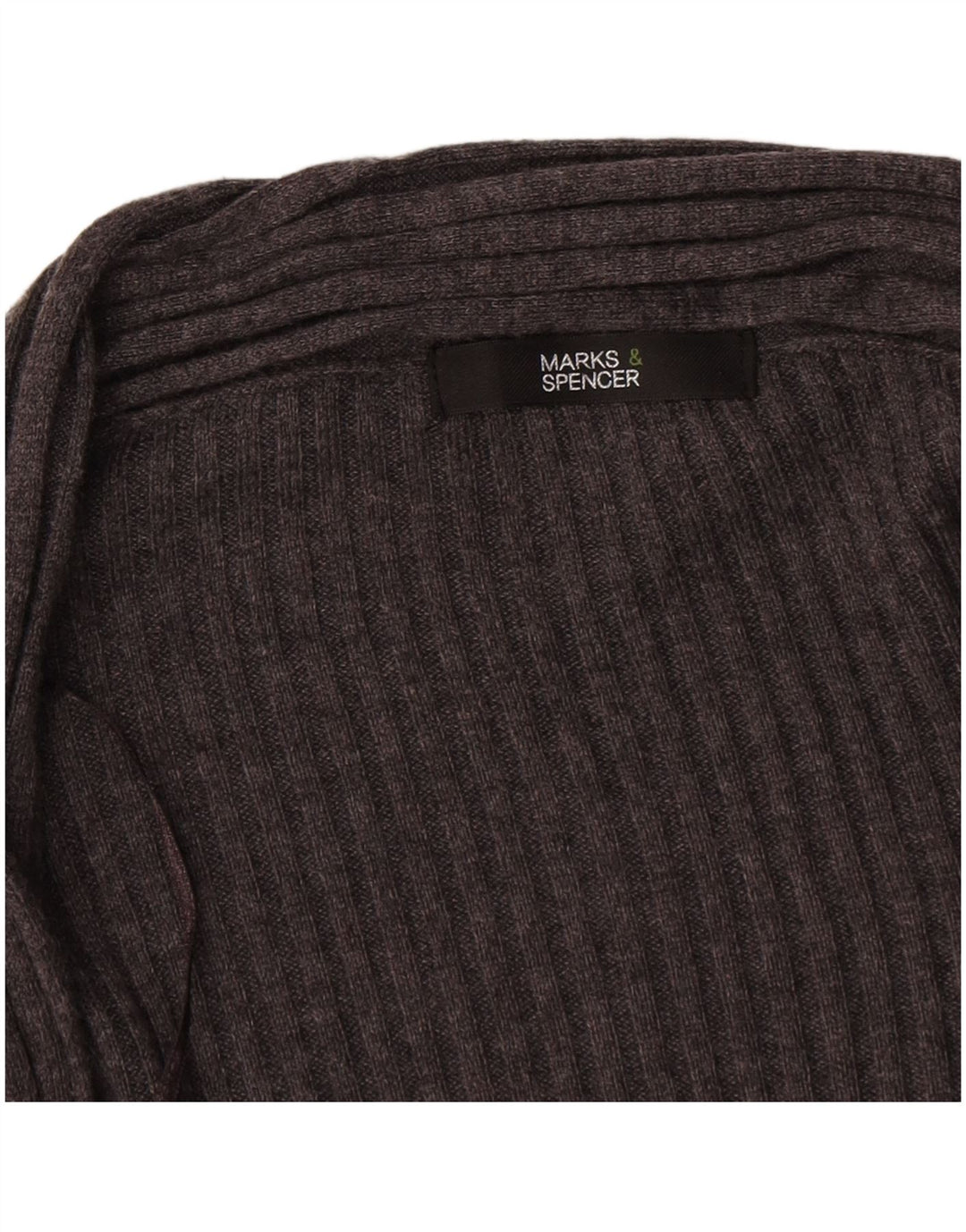 Marks & Spencer Dame Longline Open Cardigan Sweater UK 18 XL Grå