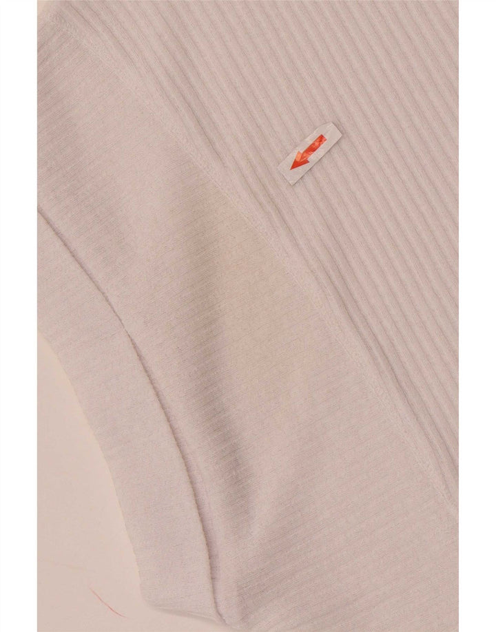 Zara Dame Oversized Vest Top UK 10 Small White