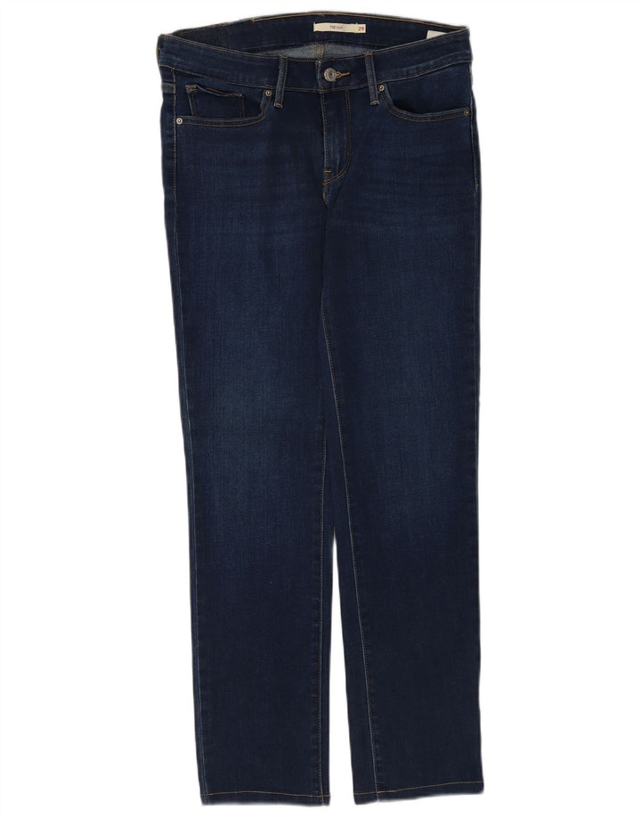 Levi's Dame 712 Slim Jeans W29 L28 Blå Bomuld