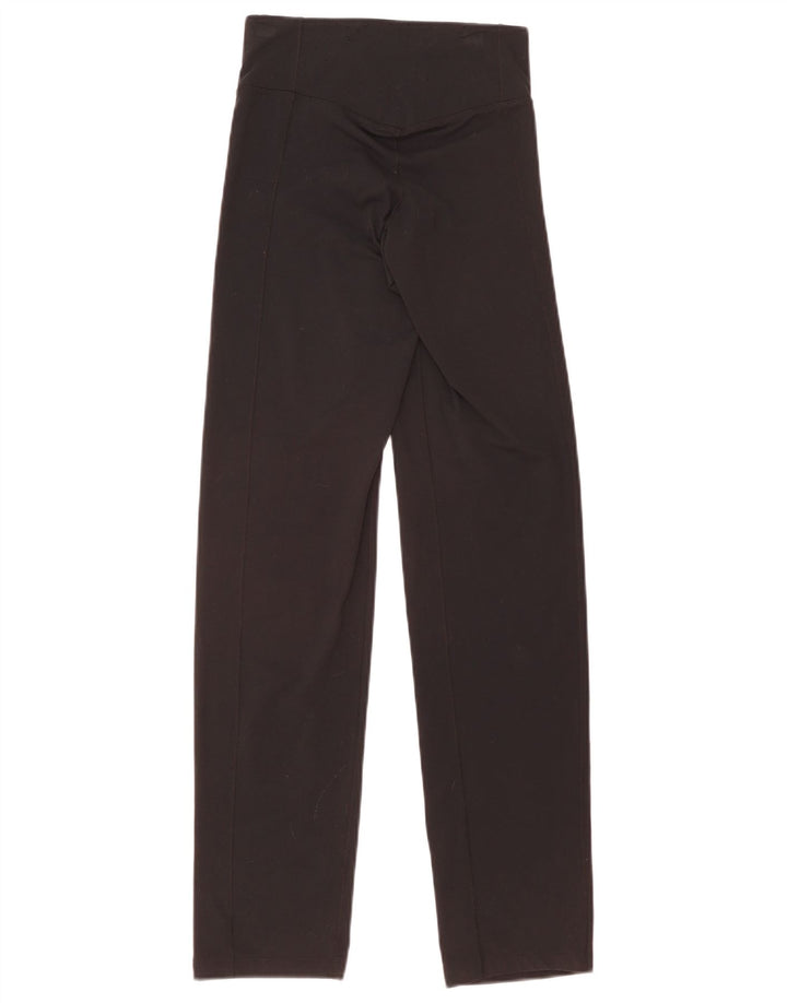 Nike Dame Dri Fit Leggings UK 8 Small Black Nylon