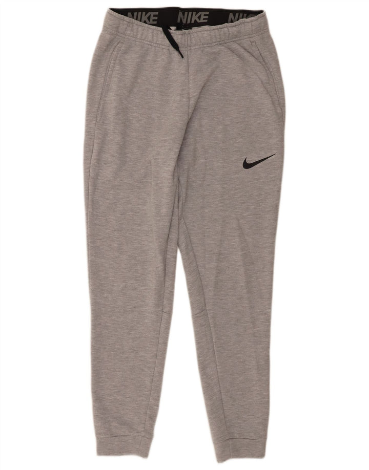 Nike Herre Dri Fit Standard træningsdragt Bukser Jogger Små Grå Flecked