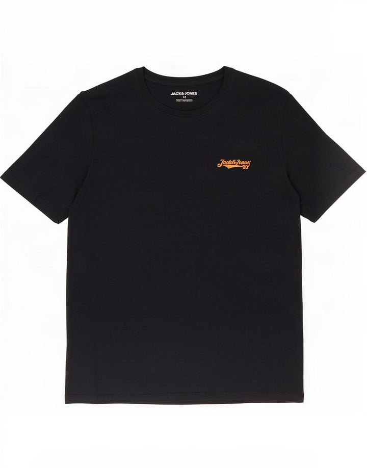 Jack & Jones Herre T-Shirt Top Medium Marineblå Bomuld