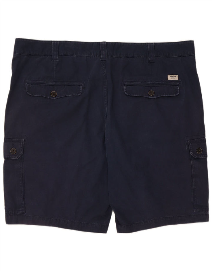 Timberland Herre Cargo Shorts W42 2XL Marineblå Bomuld