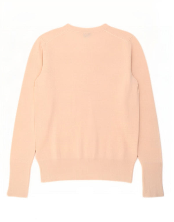 Zara Dame sweater med rund hals DK 10 Small Beige Viscose