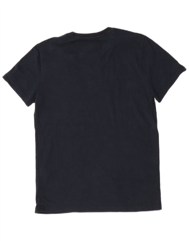 Superdry Grafisk T-shirt til mænd, medium marineblå blomsterbomuld