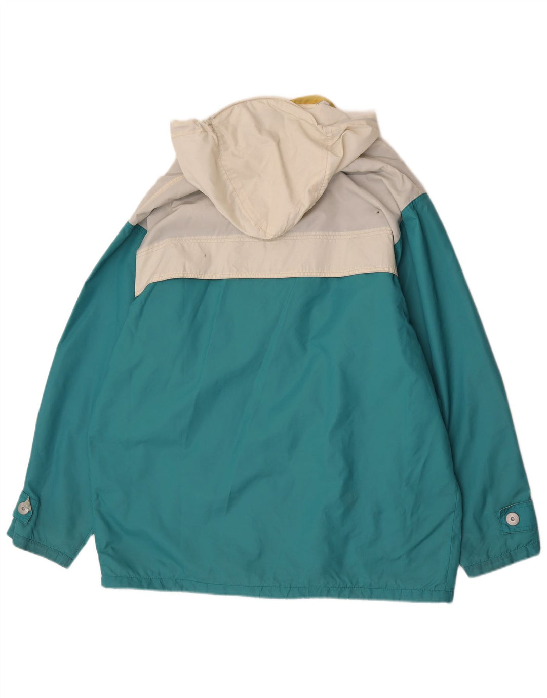 K-Way Herre Hooded Ski Jacket UK 40 Large Blue Colourblock Polyester