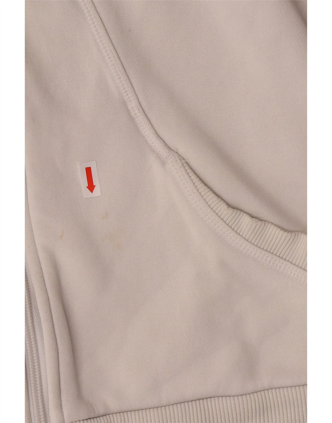 PUMA hættetrøje med lynlås til kvinder UK 10 Small White