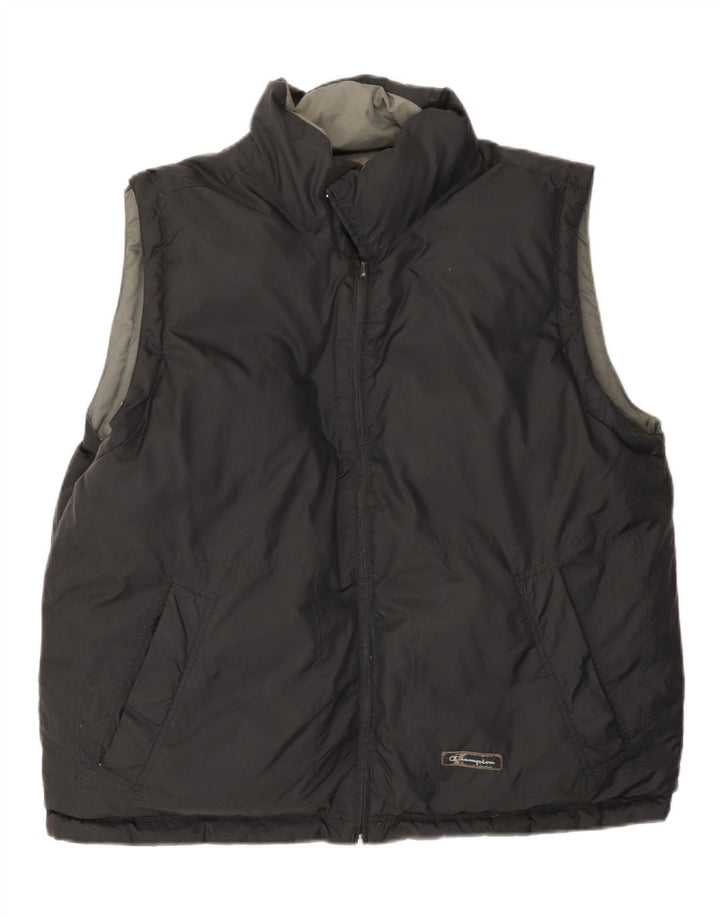 Champion Herre Vendbar Polstret Gilet UK 42 XL Grå