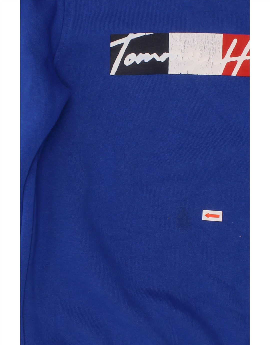 TOMMY HILFIGER Grafisk sweatshirt til drenge 8-9 år Medium blå bomuld