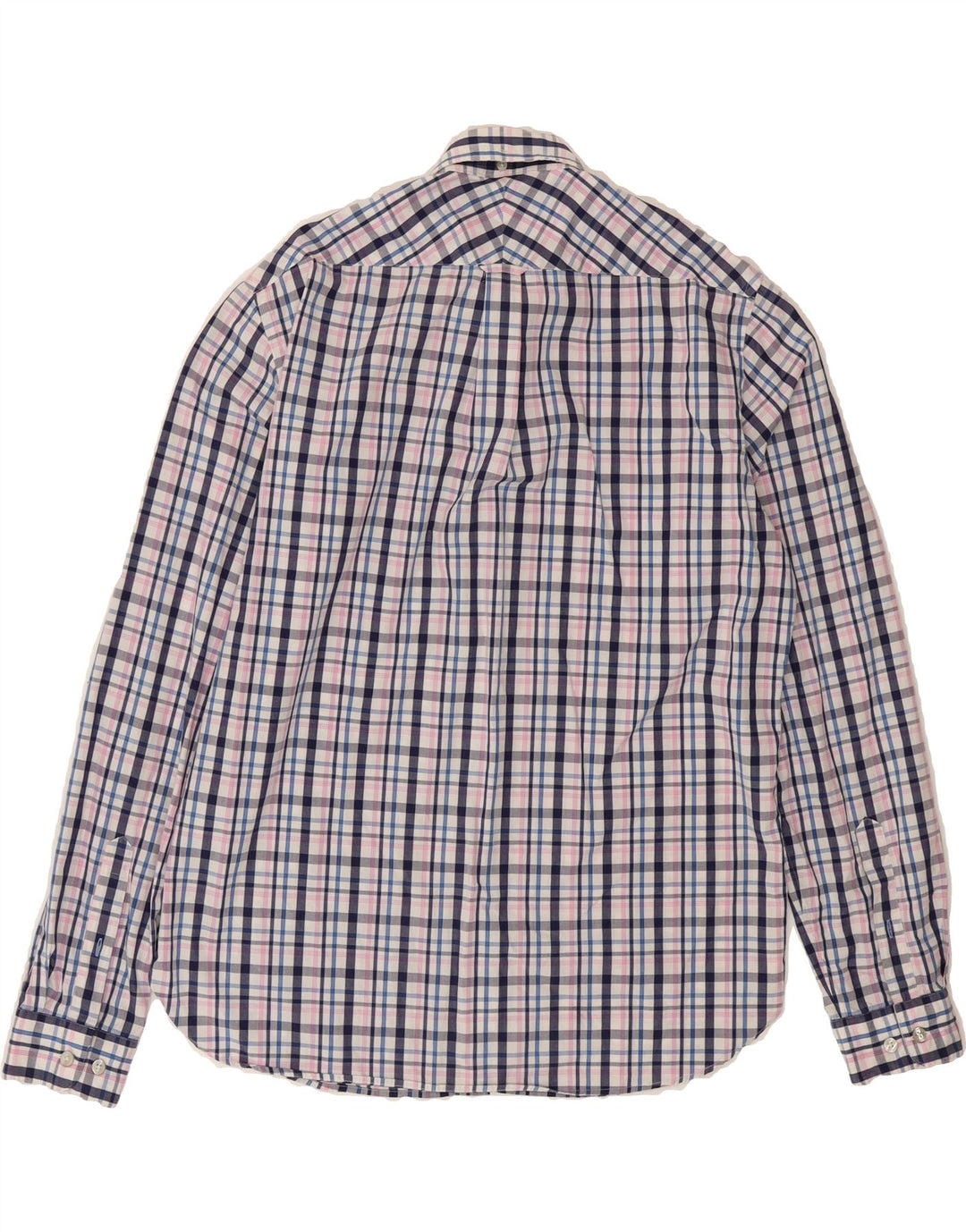 GANT Mens Casual Fit Shirt Medium Multicoloured Check Cotton Vintage Gant and Second-Hand Gant from Messina Hembry 