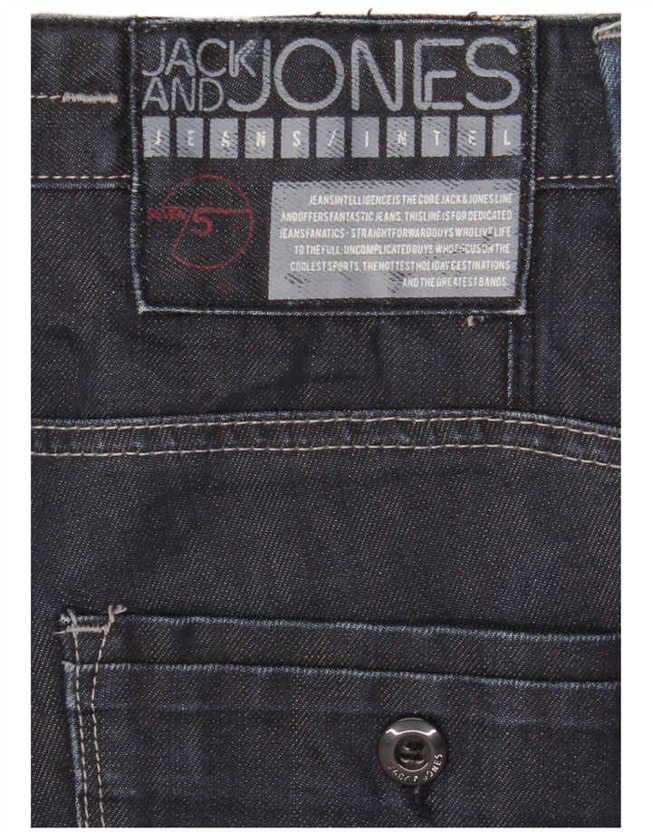 Jack & Jones Herre Cargo Straight Jeans W32 L33 Navy Blue