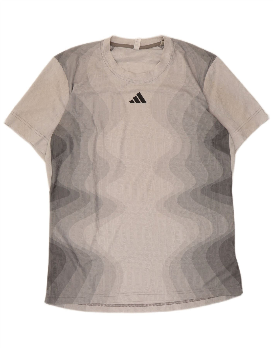 Adidas Herre T-Shirt Top Stor Grå Tie Dye Polyester